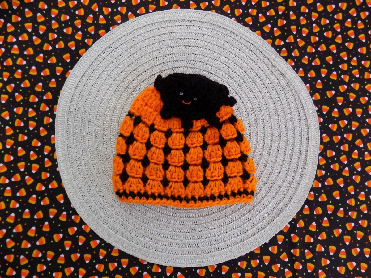 Halloween Spider Beanie – Gracefully Made Crochet