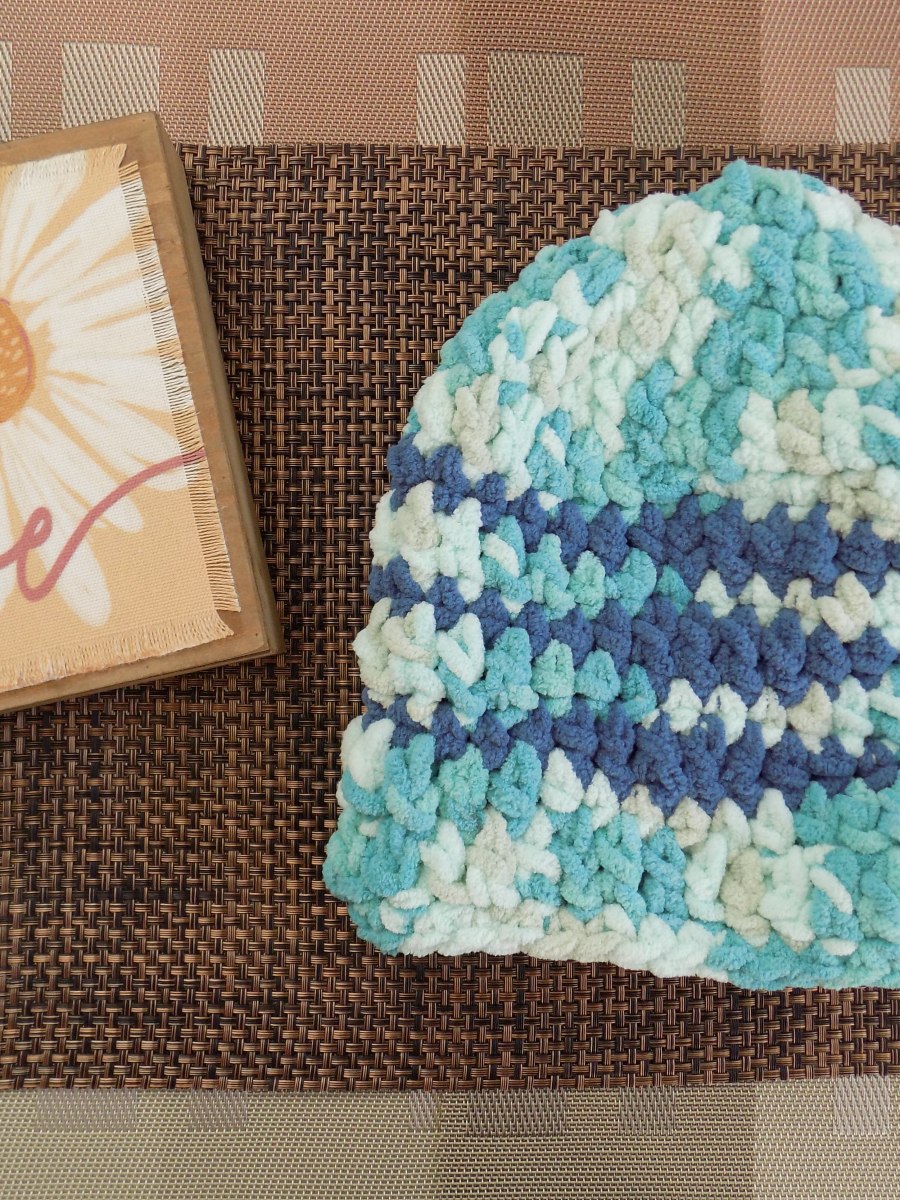 Thick and Toasty Intertwined Waves&nbsp;Beanie