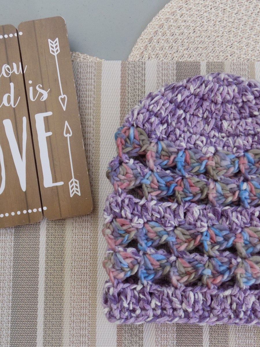 Thick and Toasty Double Wave Striped Beanie (for when the yarn&nbsp;varies…)