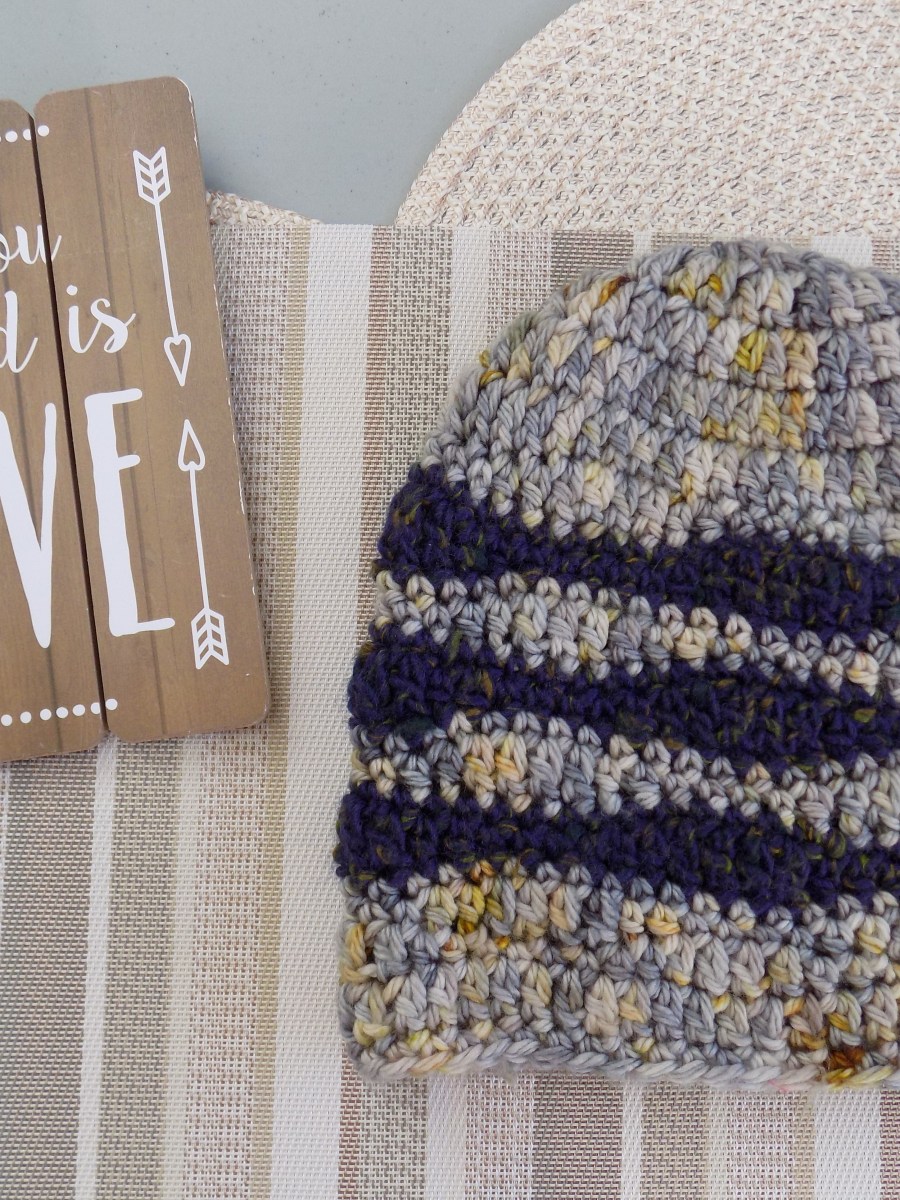 Thick and Toasty Intertwined Wave Beanie (for when the yarn&nbsp;varies…)