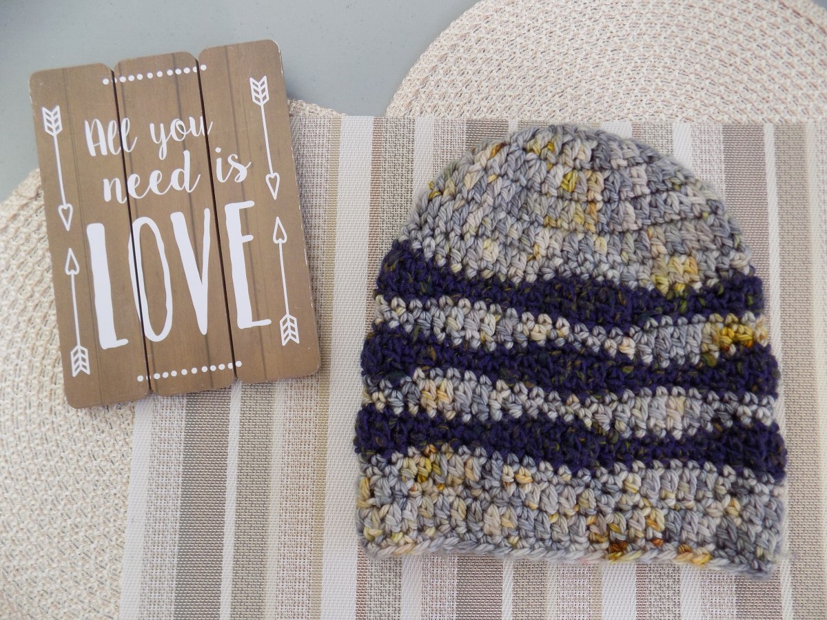Thick and Toasty Intertwined Wave Beanie (for when the yarn&nbsp;varies…)